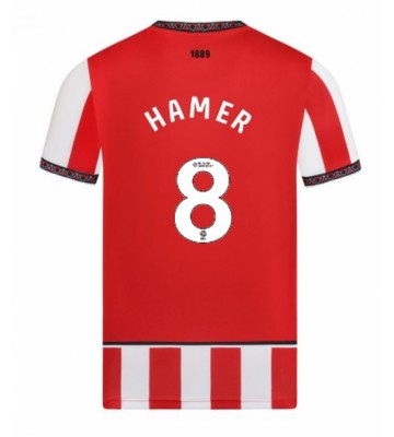 Sheffield United Gustavo Hamer #8 Replik Heimtrikot 2025-26 Kurzarm